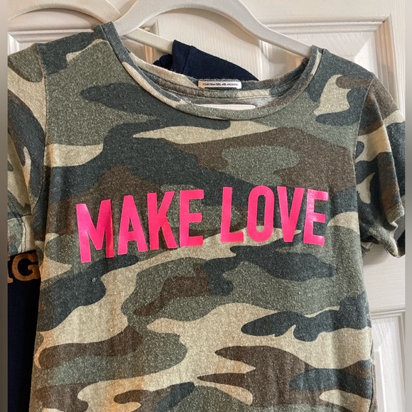 Pack of two MOTHER linen/cotton graphic tshirts XS - Picture 9 of 13